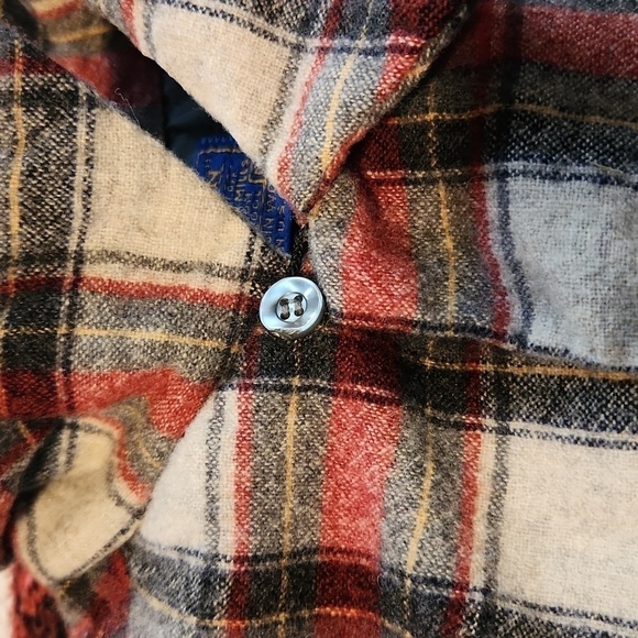 PENDLETON VTG 60s Wool Shirt - Picture 9 of 10